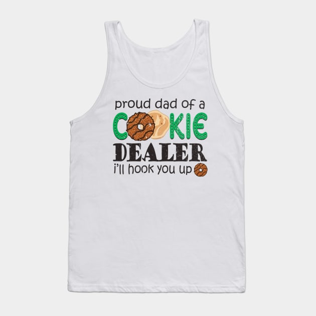 Proud Mom Of A Cookie Dealer Tank Top by Palette Harbor